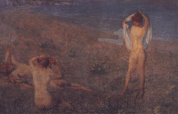Philip Wilson Steer A Summer's Evening Norge oil painting art